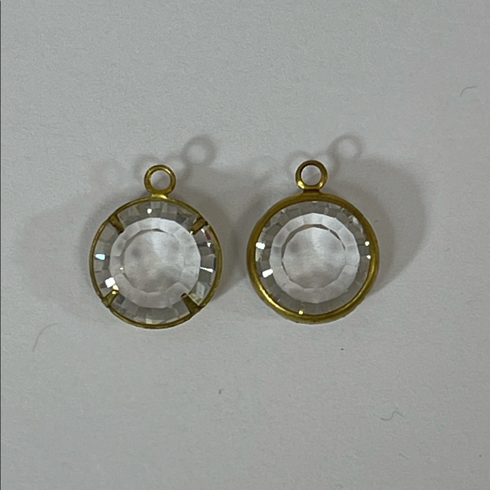 Vintage Swarovski 11mm Crystal Channel Charms - Picture 4 of 10